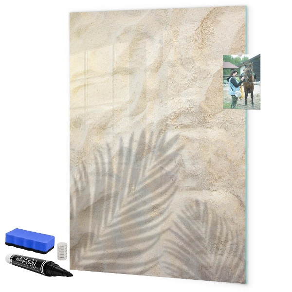 Tableau effaçable magnétique Tableau photo avec accessoires