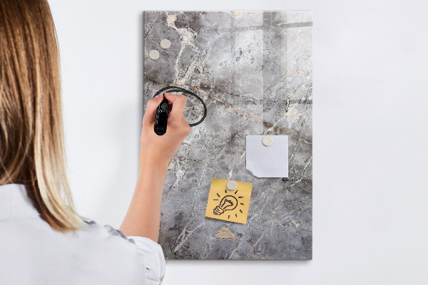 Tableau magnétique effaçable Tableau mémo avec aimants et photos