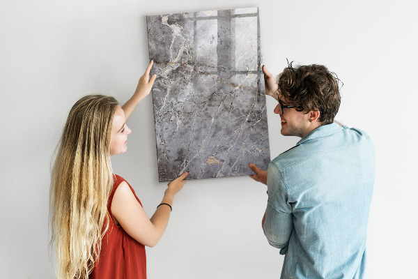 Tableau magnétique effaçable Tableau mémo avec aimants et photos