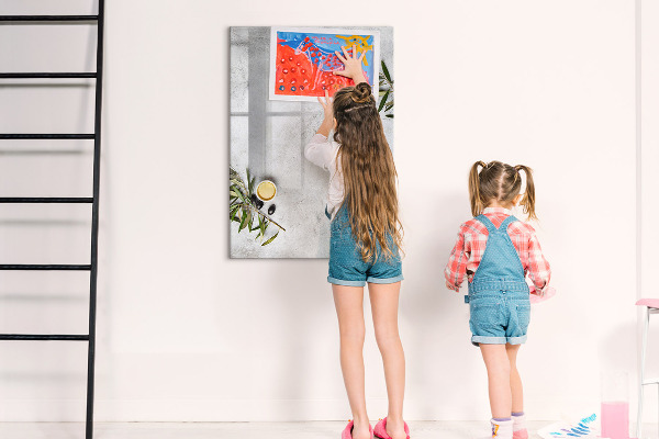 Tableau magnétique effaçable Tableau moderne pour notes et photos
