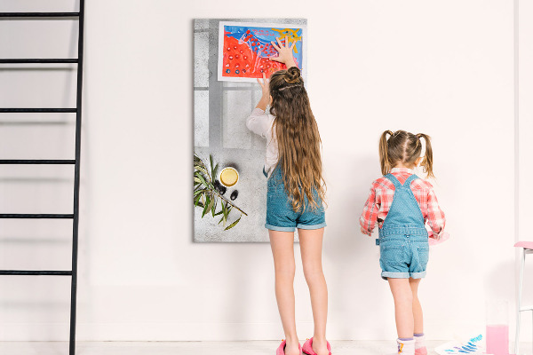 Tableau magnétique effaçable Tableau moderne pour notes et photos