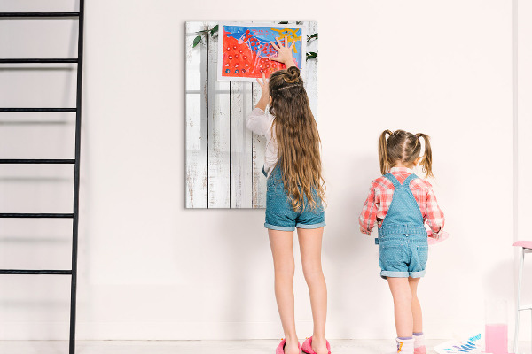 Tableau magnétique effaçable Un espace créatif pour les souvenirs et les photos