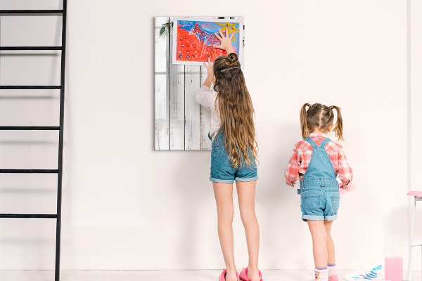 Tableau magnétique effaçable Un espace créatif pour les souvenirs et les photos