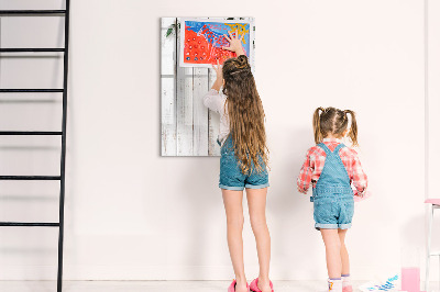 Tableau magnétique effaçable Un espace créatif pour les souvenirs et les photos