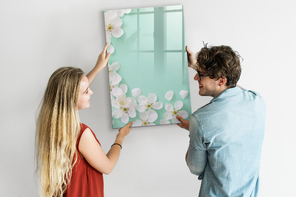 Tableau effaçable magnétique Tableau créatif à motif floral