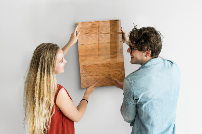 Tableau magnétique effaçable Un endroit chaleureux pour les souvenirs et les photos