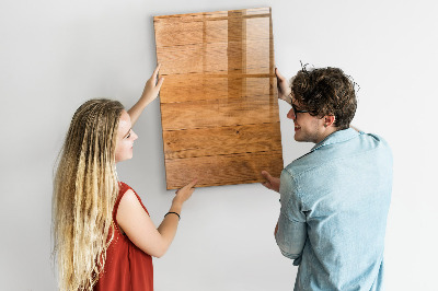 Tableau magnétique effaçable Un endroit chaleureux pour les souvenirs et les photos