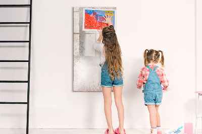 Tableau magnétique effaçable Un espace créatif pour les photos et les notes