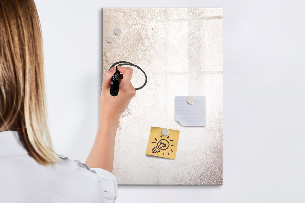 Tableau magnétique effaçable Un espace créatif pour les photos et les notes