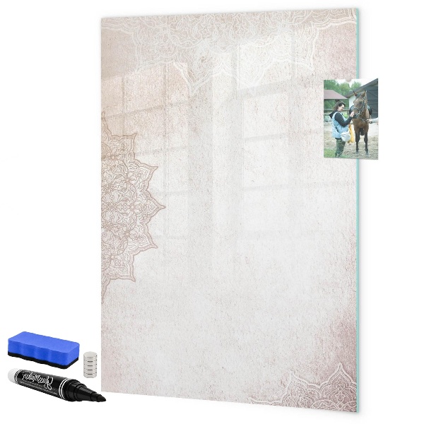 Tableau magnétique effaçable Un espace créatif pour les photos et les notes