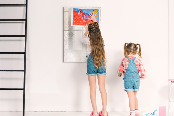 Tableau magnétique effaçable Un espace créatif pour les photos et les notes