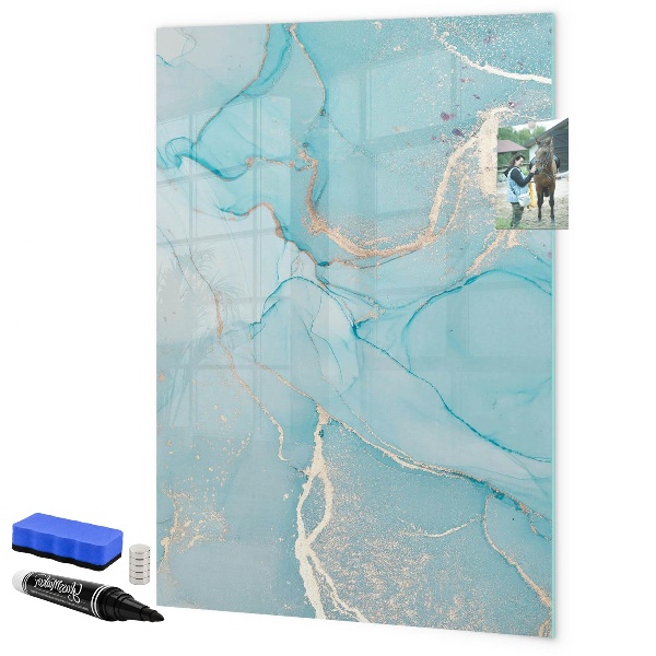 Tableau effaçable magnétique Un tableau coloré pour les photos et les notes