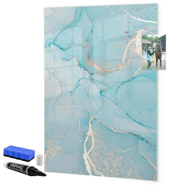 Tableau effaçable magnétique Un tableau coloré pour les photos et les notes