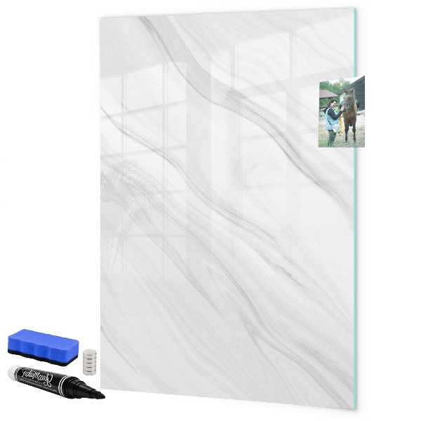 Tableau magnétique effaçable Tableau élégant pour photos et notes