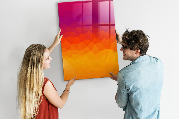 Tableau magnétique effaçable Un tableau coloré pour les notes et les photos