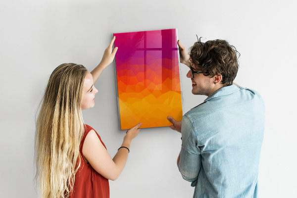 Tableau magnétique effaçable Un tableau coloré pour les notes et les photos
