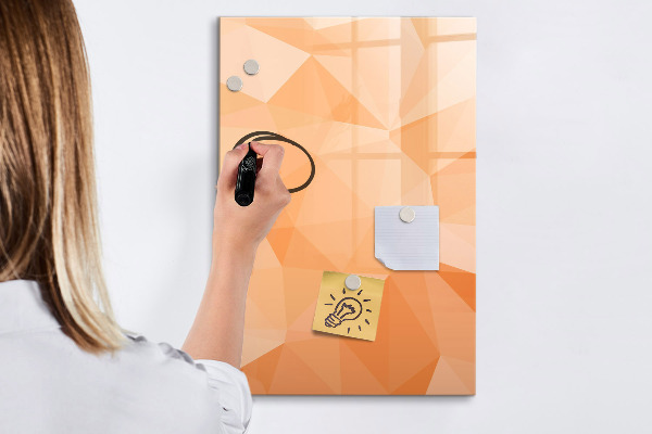 Tableau magnétique effaçable Un tableau coloré pour les photos et les notes