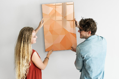 Tableau magnétique effaçable Un tableau coloré pour les photos et les notes