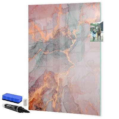 Tableau magnétique effaçable Un tableau élégant pour les notes et les photos