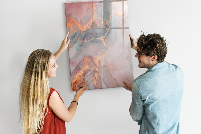 Tableau magnétique effaçable Un tableau élégant pour les notes et les photos
