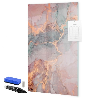 Tableau magnétique effaçable Un tableau élégant pour les notes et les photos