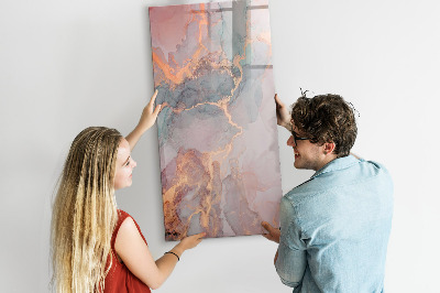 Tableau magnétique effaçable Un tableau élégant pour les notes et les photos