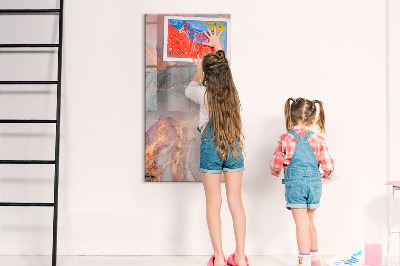 Tableau magnétique effaçable Un tableau élégant pour les notes et les photos