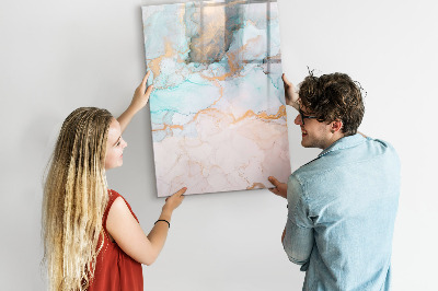 Tableau effaçable magnétique Un tableau coloré pour présenter des photos