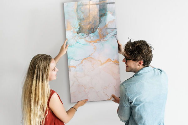Tableau effaçable magnétique Un tableau coloré pour présenter des photos