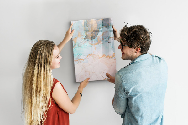 Tableau effaçable magnétique Un tableau coloré pour présenter des photos
