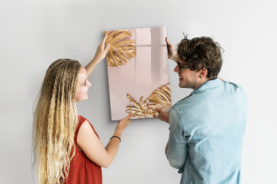 Tableau effaçable magnétique Un tableau élégant pour les notes et les photos