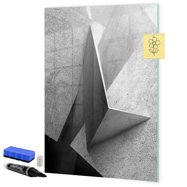 Tableau magnétique effaçable Panneau d'affichage photo moderne