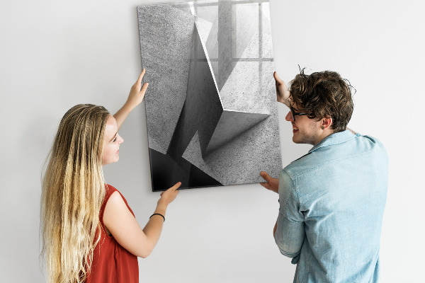 Tableau magnétique effaçable Panneau d'affichage photo moderne
