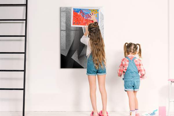 Tableau magnétique effaçable Panneau d'affichage photo moderne