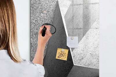 Tableau magnétique effaçable Panneau d'affichage photo moderne