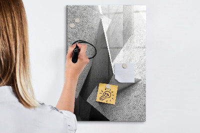 Tableau magnétique effaçable Panneau d'affichage photo moderne