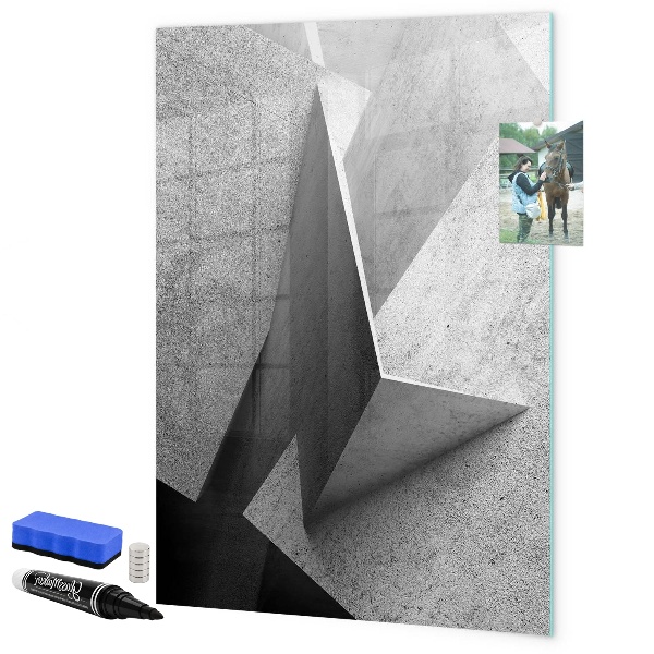 Tableau magnétique effaçable Panneau d'affichage photo moderne