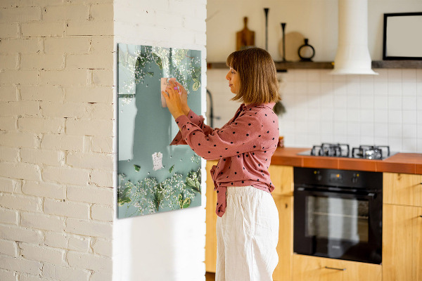 Tableau magnétique effaçable Un lieu créatif pour les souvenirs et les photos