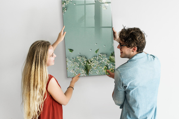 Tableau magnétique effaçable Un lieu créatif pour les souvenirs et les photos