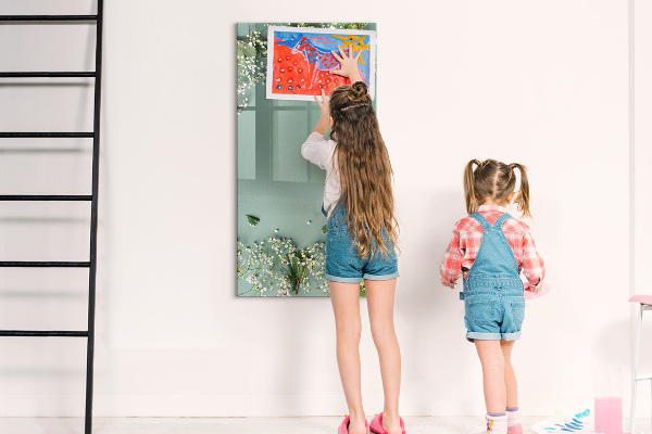 Tableau magnétique effaçable Un lieu créatif pour les souvenirs et les photos