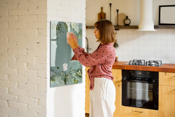 Tableau magnétique effaçable Un lieu créatif pour les souvenirs et les photos
