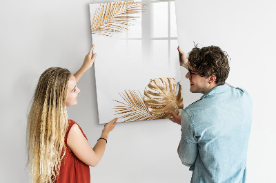 Tableau effaçable magnétique Tableau photo élégant avec plantes