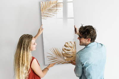 Tableau effaçable magnétique Tableau photo élégant avec plantes