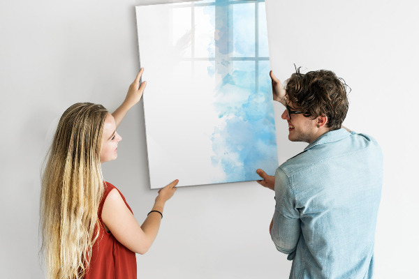 Tableau magnétique effaçable Panneau d'affichage photo créatif