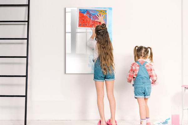 Tableau magnétique effaçable Panneau d'affichage photo créatif