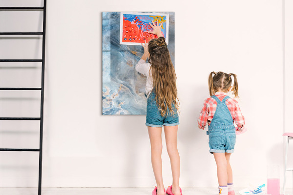 Tableau magnétique effaçable Tableau moderne pour notes et photos