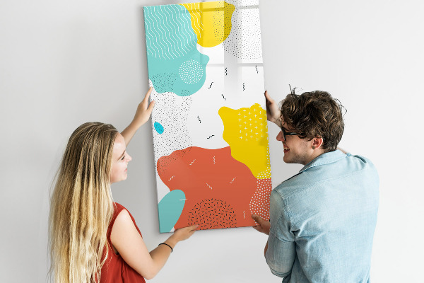 Tableau effaçable magnétique Tableau coloré pour photos et notes