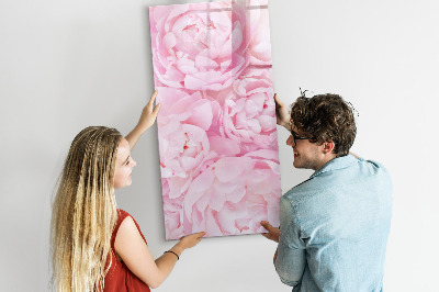 Tableau effaçable magnétique Motif floral avec espace pour photos