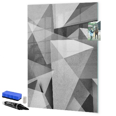 Tableau effaçable magnétique Tableau moderne pour notes et photos