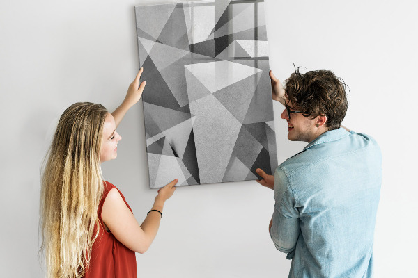 Tableau effaçable magnétique Tableau moderne pour notes et photos